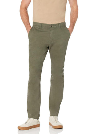 Amazon Essentials Men's Athletic-Fit Casual Stretch Chino Pant (Available in Big & Tall), Mushroom Brown, 32W x 32L
