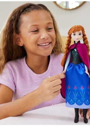 Mattel Disney Princess Dolls, Anna Posable Fashion Doll with Signature Clothing and Accessories, Disney's Frozen Movie Toys