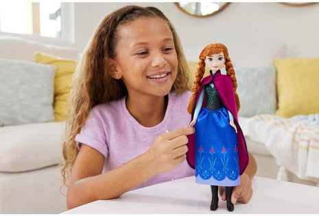 Mattel Disney Princess Dolls, Anna Posable Fashion Doll with Signature Clothing and Accessories, Disney's Frozen Movie Toys