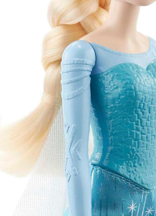 Mattel Disney Frozen Elsa Fashion Doll in Frozen 1 Look | Posable Doll in Signature Blue Dress with Cape, Skirt & Shoes and Braided Hair, Inspired by Disney Frozen