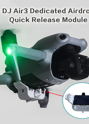 Drone Airdrop Release Module is Suitable For DJI Air2/2S | Tool-free fast installation, dedicated airdrop payload for DJI Air2/S to deliver wedding gifts and rescue supplies.