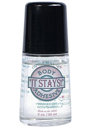 Mojo Compression Socks - It Stays! Butt Glue for Dancers Roll On - Body Adhesive Glue Applicator for Wigs, Socks, Stockings, Leotards, Bras, Costumes and Clothing - Made in USA - 2 oz