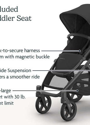 UPPAbaby Vista V3 Convertible Single-to-Double Stroller - Jake