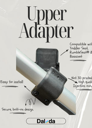 Adapter Conversion Kit for UPPAbaby Vista by Daloda (2015+) â€” Compatible with UPPAbaby Bassinet, Rumble V2+ or Toddler seat