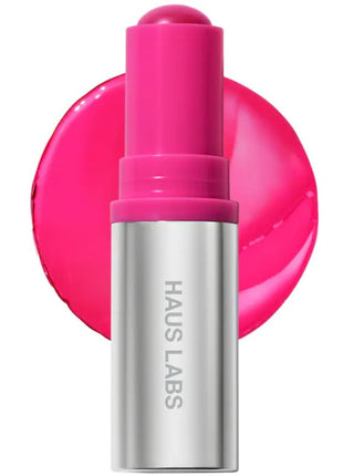HAUS LABS BY LADY GAGA Color Fuse Lip + Cheek Blush Balm Stick in Glassy Pitaya & ENTEL Aloe Vera Sheet Masque (BONUS)
