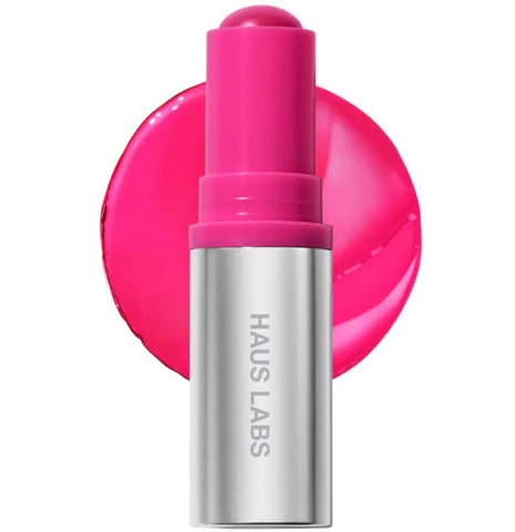 HAUS LABS BY LADY GAGA Color Fuse Lip + Cheek Blush Balm Stick in Glassy Pitaya & ENTEL Aloe Vera Sheet Masque (BONUS)