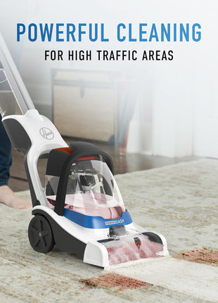 Hoover PowerDash Pet Compact Carpet Cleaner Machine, Lightweight Design | HeatForce Fast Drying, Antimicrobial Brush Roll, Pair with a Hoover Carpet Cleaner Solution