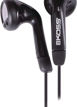 EARBUD ON-EAR BLACK KE5K by KOSS MfrPartNo 191651