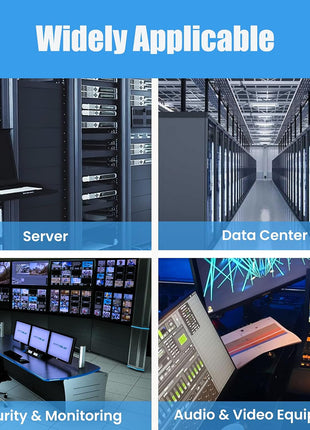 1U Rack Mount Sliding Keyboard Tray Cantilever for Server Data Network Rack | Properly Sized