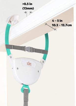 Bright Starts Playful Parade Door Jumper for Baby with Adjustable Strap, 6 Months and Up, Max Weight 26 lbs