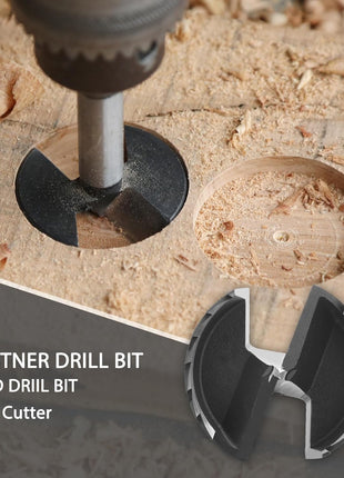 2 Inch Forstner Drill Bit for Woodworking, 2" Forstner Bit Wood Drill Bits for Holes, Hinge Cutter for Hard Wood, Plastic, Plywood HEX Shank