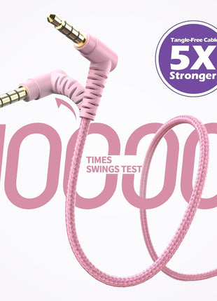Kids Headphones, Wired Headphones for Kids On Ear with Microphone, 93dB Volume Limiter Headphone for Girls Boys, Foldable Lightweight Headphone for School Learning & Entertainment, Pink Purple