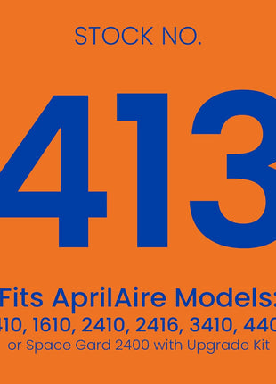 Genuine AprilAire 413 Replacement Filter for AprilAire Whole House Air Purifiers - MERV 13, Healthy Home Allergy, 16x25x4 Air Filter (Pack of 1)