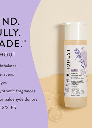The Honest Company Shampoo, Body Wash, Conditioner, Lavender Calm, 20 fl oz