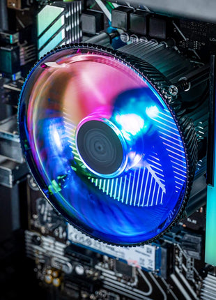 Cooler Master i70C ARGB Low Profile CPU Air Cooler for Intel LGA 1700/1851 Only – 120mm PWM ARGB Fan, 95W TDP, Copper Core Base, Black Aluminum Heatsink