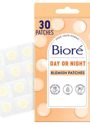 Biore Cover & Conquer Blemish Patches, Ultra-Thin Hydrocolloid, 30 Ct | Medical Grade Design, Covers Zits & Blemishes, Discreet Wear, HSA/FSA Approved, Helps Protect Spots