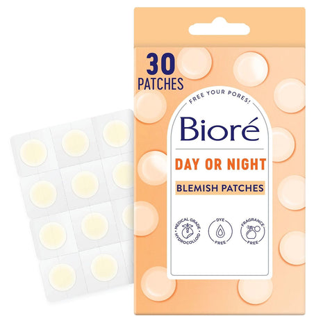 Biore Cover & Conquer Blemish Patches, Ultra-Thin Hydrocolloid, 30 Ct | Medical Grade Design, Covers Zits & Blemishes, Discreet Wear, HSA/FSA Approved, Helps Protect Spots