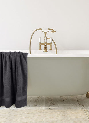 Utopia Towels Jumbo Bath Sheets, 2 Pack, 35x70 in, 600 GSM Cotton, Grey | Extra Large Ring Spun Cotton Bath Sheets - Soft, Plush, Quick-Drying, Highly Absorbent, Great for Everyday Use