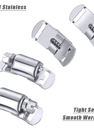 Steelsoft 304 Stainless Steel Hose Clamp Assortment Kit DIY, Cut-To-Fit 12 FT Metal Strap Stronger Fasteners,Large Adjustable Worm Gear Band Hose Clamps Screw Clamps Duct Pipe Metal Clamp Strapping