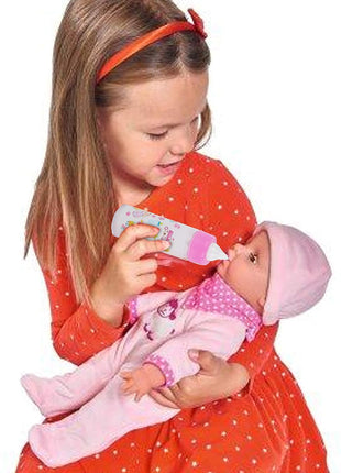 fash n kolor® My Sweet Baby Disappearing Doll Feeding Set, Baby Care 6 Piece Doll Feeding Set - for Toy Stroller | 2 Milk & Juice Bottles with 2 Toy Pacifier for Baby Dolls Set - Kids Gift Set