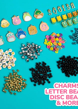 Original Squishmallows Bracelet Design Set, Cute & Friendship Bracelet Kit, Jewelry Making Kit, Charm Bracelet Making Kit, Beading & Jewelry Making, Friendship Bracelet Making Kit