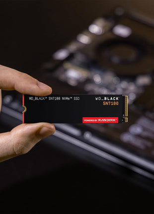 WD_Black SN7100 2TB NVMe SSD - Gen4 PCIe, M.2 2280, Up to 7,250 MB/s Read Speed, Up to 6,900 MB/s Write Speed, Next Gen TLC 3D NAND, for Laptops, Handheld Gaming Devices - WDS200T4X0E