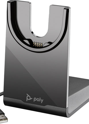 Poly - Voyager 4310 UC Wireless Headset (Plantronics) - Single-Ear Headset with Boom Mic - Connect to PC/Mac via USB-A Bluetooth Adapter, Cell Phone via Bluetooth - Works with Teams, Zoom & More,Black