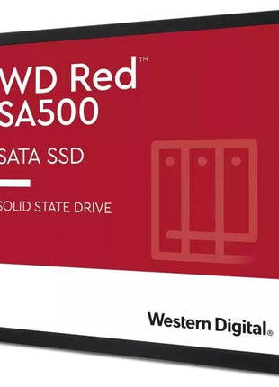Western Digital 2TB WD Red SA500 NAS 3D NAND Internal SSD Solid State Drive - SATA III 6 Gb/s, 2.5 inch/7mm, Up to 560 MB/s - WDS200T2R0A