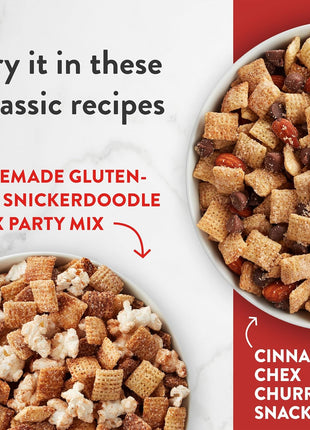 Cinnamon Chex Cereal, Gluten Free Breakfast Cereal, Made with Whole Grain, Family Size, 19.2 oz