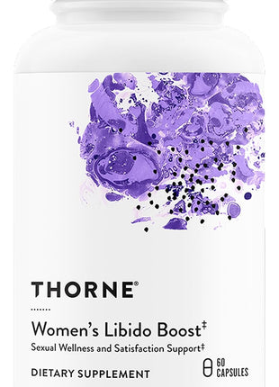 THORNE Women's Libido Boost, Fenugreek, Damiana & Shatavari, 60 Capsules