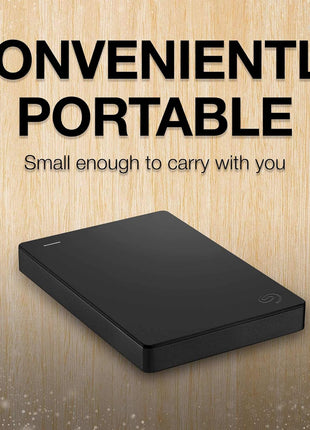 Seagate Portable 4TB External Hard Drive HDD 鈥?USB 3.0 for PC, Mac, Xbox, & PlayStation - 1-Year Rescue Service (SRD0NF1)