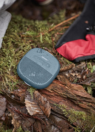 Bose SoundLink Micro Bluetooth Speaker: Small Portable Waterproof Speaker with Microphone, Stone Blue