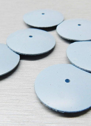 Silicone Polishing Wheels Knife Edge Sharp Blue Fine Jewelry EVE Germany Pack 6
