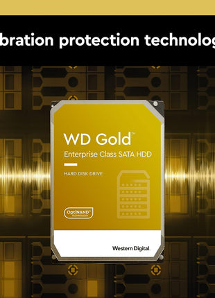Western Digital 18TB WD Gold Enterprise Class Internal Hard Drive - 7200 RPM Class, SATA 6 Gb/s, 512 MB Cache, 3.5 inch - WD181KRYZ