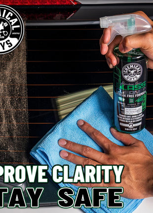 Chemical Guys Glass Cleaner Signature Series 2 Pack (2 x 16 Fl Oz) - Streak-Free Shine for Crystal Clear Windows and Glass, Safe for Cars, Trucks, SUVs, & More - CLD_202_1602