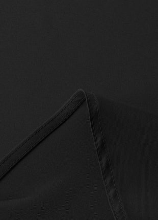 sancua Round Tablecloth   60 Inch   Water Resistant Spill Proof Washable Polyester Table Cloth Decorative Fabric Table Cover for Dining, Buffet Parties and Camping, Black (Fits 20 48 Inch Tables)