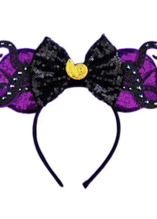 CLGIFT Wizard Sorcerer Mickey Ears, Iridescent and Classic Minnie Ears - Pick Your Color: Silver, Gold, Blue, Rainbow Sparkle, or Red Sequin (Boy Sorcerer)