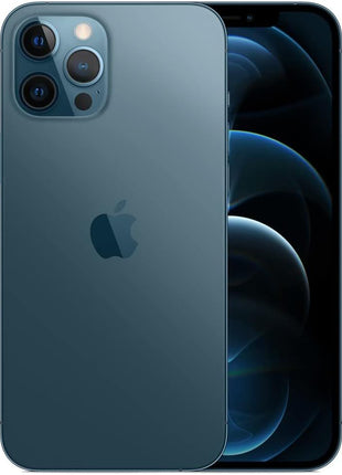 Apple iPhone 12 Pro, 128GB, Pacific Blue - Fully Unlocked (Renewed)