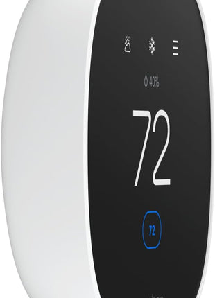 ecobee Smart Thermostat Essential - Energy Star Certified programmable Wi-Fi Thermostat - Works with Siri, Alexa, and Google Assistant
