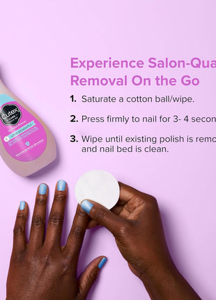 Cutex Gel Nail Polish Remover, Ultra-Powerful & Removes Glitter and Dark Colored Paints, Paraben Free, 6.76 Fl Oz