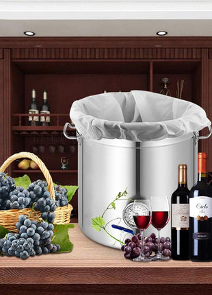 Brew Bag, 2 Pack Extra Large (26 inch x 22 inch) Straining Bag,Reusable Cold Brew Bags Fine Mesh Bag for Fruit Cider Apple Grape Wine Press Drawstring Straining Brew in a Bag