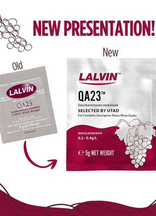 Lalvin QA23 Wine Yeast (10 Pack) - Make Wine Cider Mead Kombucha At Home - 5 g Sachets - Saccharomyces cerevisiae - Sold by CAPYBARA Distributors Inc.