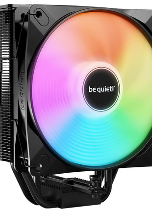 be quiet! Pure Rock 3 LX CPU Air Cooler | 4 High Performance 6mm Heat Pipes with HDT Technology | 120mm Quiet ARGB PWM Fan | AMD:AM4 AM5/Intel LGA 1700/1150/1151/1200 | Black | BK040