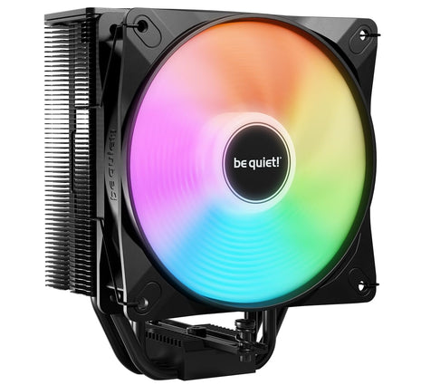 be quiet! Pure Rock 3 LX CPU Air Cooler | 4 High Performance 6mm Heat Pipes with HDT Technology | 120mm Quiet ARGB PWM Fan | AMD:AM4 AM5/Intel LGA 1700/1150/1151/1200 | Black | BK040