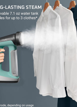 Rowenta Handheld Steamer for Clothes, Pure Force 2in1 Steamer & Iron, 1875W, Vertical/Horizonal Steaming & Ironing, Lightweight, Auto off, xL power, 1875 Watts, DR8822