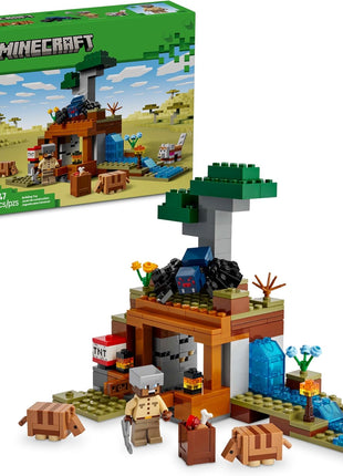 LEGO Minecraft The Armadillo Mine Expedition Toy Figures and Playset - Building Minecraft Toy for Kids, Boys and Girls, Ages 8+ - with Gaming Figures for Pretend Play - Gift Idea for Birthdays - 21269