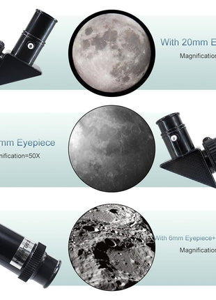 ToyerBee Telescope for Adults & Kids, 70mm Aperture (15X-150X) Portable Refractor Telescopes for Astronomy Beginners, 300mm Professional Travel Telescope with A Smartphone Adapter& Wireless Remote