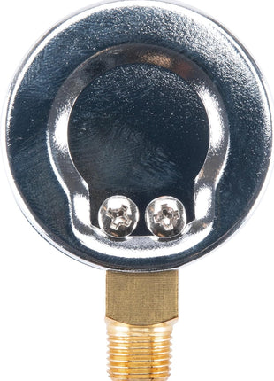 Performance Tool W10055 0-200 PSI Air Gauge for Air Tank Accessory | Easy-to-read two-color dial. Small pressure gauge for air compressors. NPT fitting.
