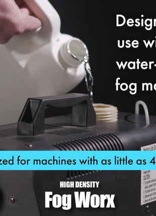 FogWorx Extreme High Density Fog Juice - Quart 32 Fluid Ounces of Long Lasting, High Output, Odorless Water Based Machine Fluid for 400 to 1500 Watt Machines