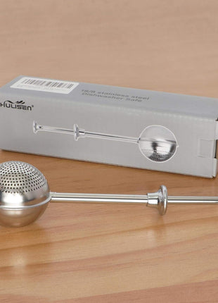 HULISEN Flour Duster for Baking, One Handed Operation, 304 Stainless Steel Powdered Sugar Shaker Duster, Pick Up and Dust Flour Sifter, Gift Package